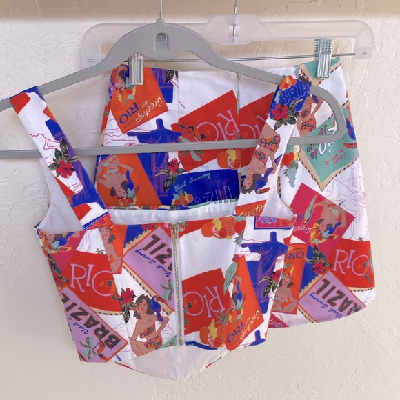 Peppermayo Stamp Travels Skirt Set - Picture 7 of 9